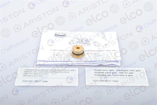 BURNER JET FULL KIT (LPG)- ARISTON & CHAFFOTEAUX