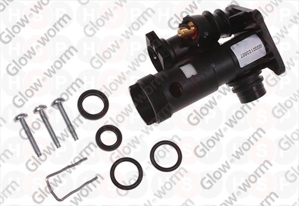 Connection piece (dummy 3-way valve)