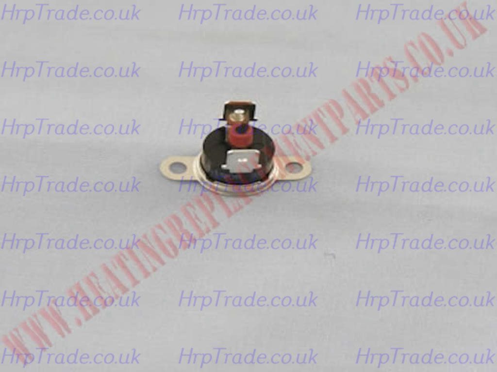 Flue overheat thermostat