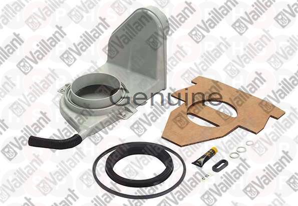 Flue collector cap