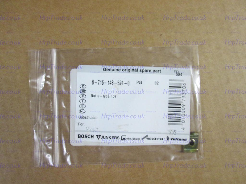 NUT U-TYPE NO8