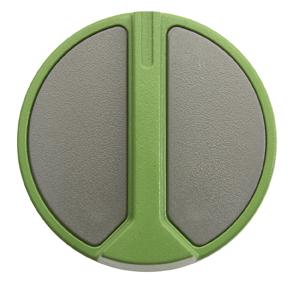 KNOB CONTROL GREEN-GREY