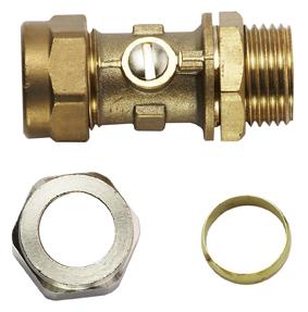 ISOLATOR VALVE 15MM-ONE C/NUT
